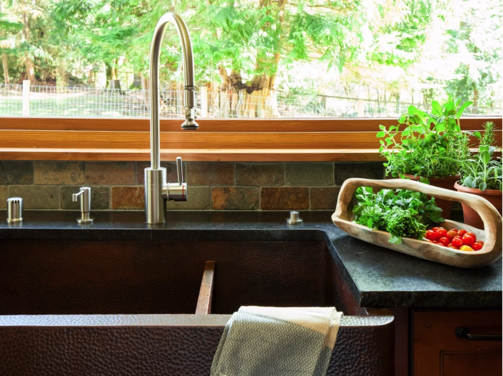 No more stainless steel or white sinks